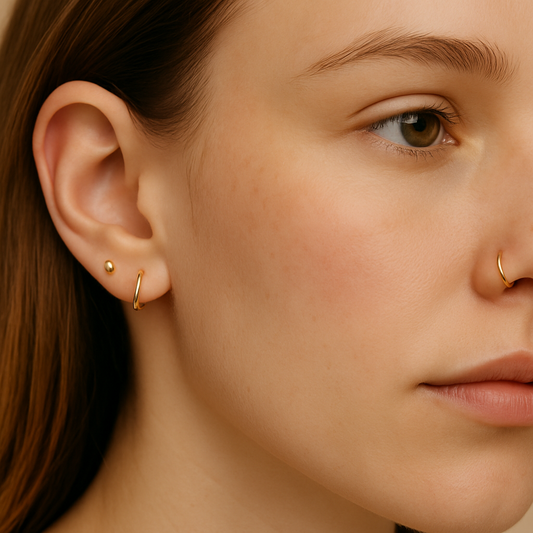 Piercings en or 18 carats