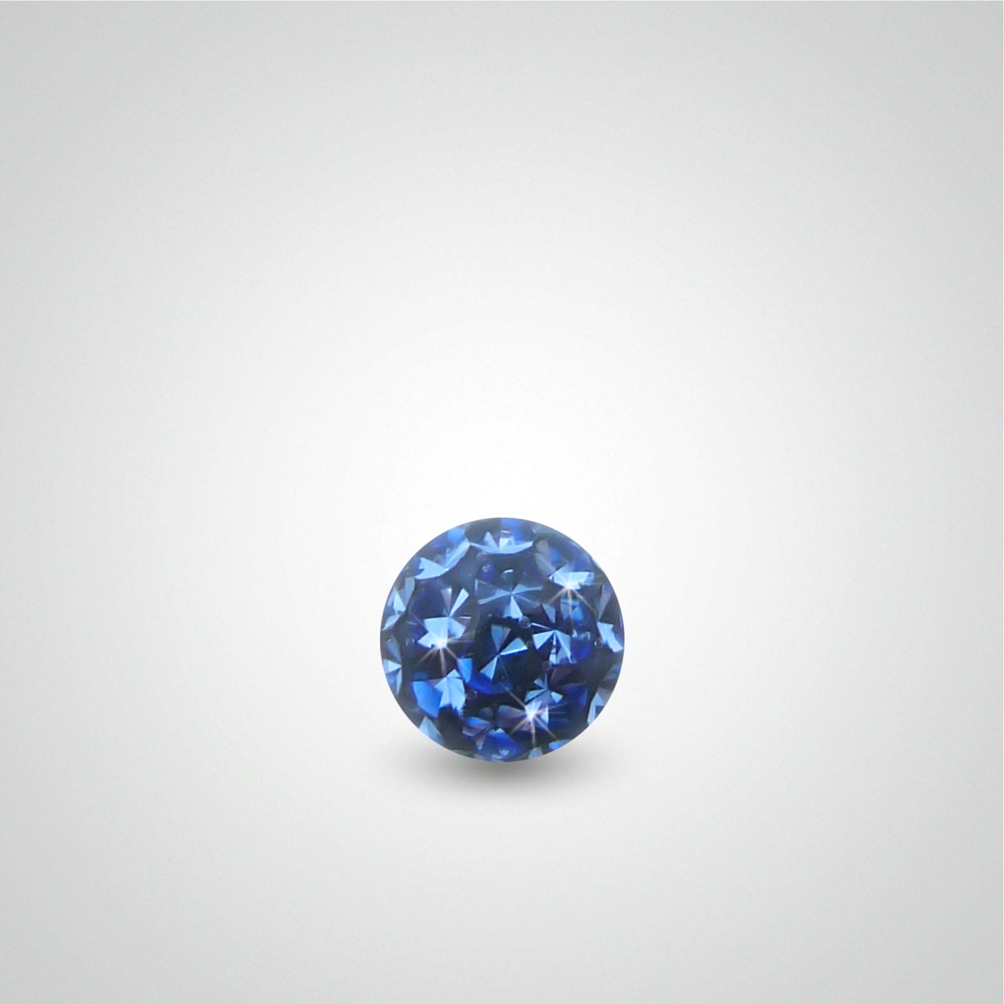 Piercing boule en cristal de Swarovski (1,2mm)