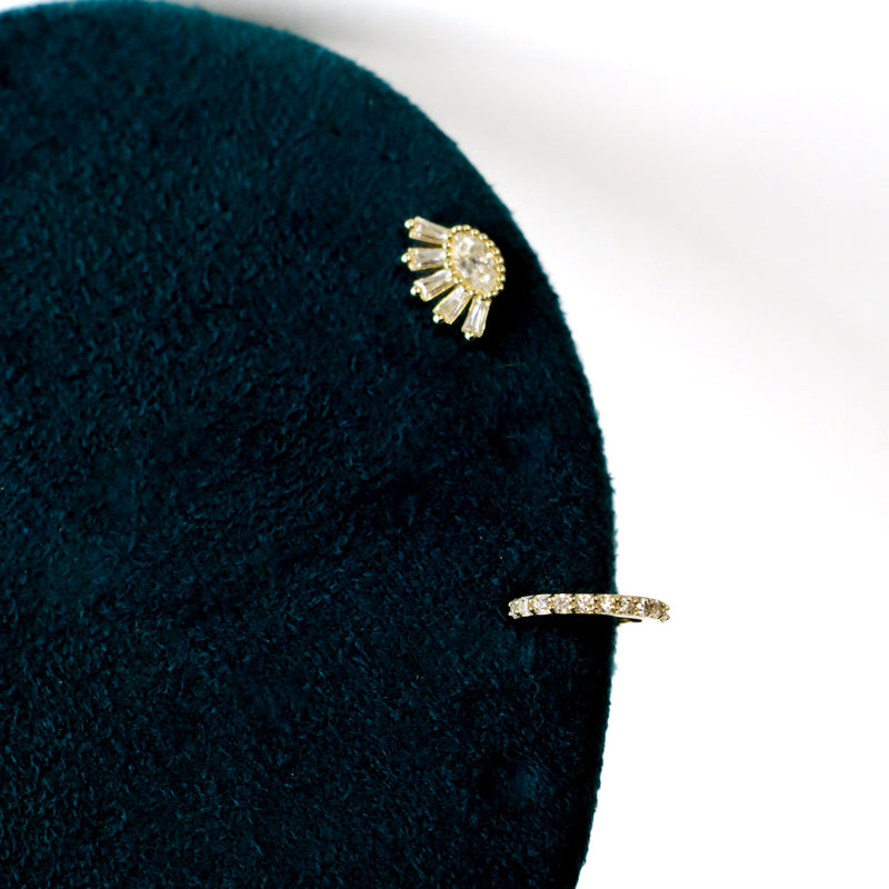 Refined 18K Gold Clicker Ring – Rook & Daith Special