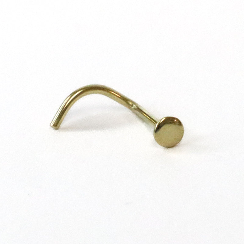 Funseedrr 18G Piercing Nez 12 Pièces 0,8mm Anneaux Goujons Lot Acier Chirurgical Percing au Nez Vis L Courbe Piercing Bijoux Or