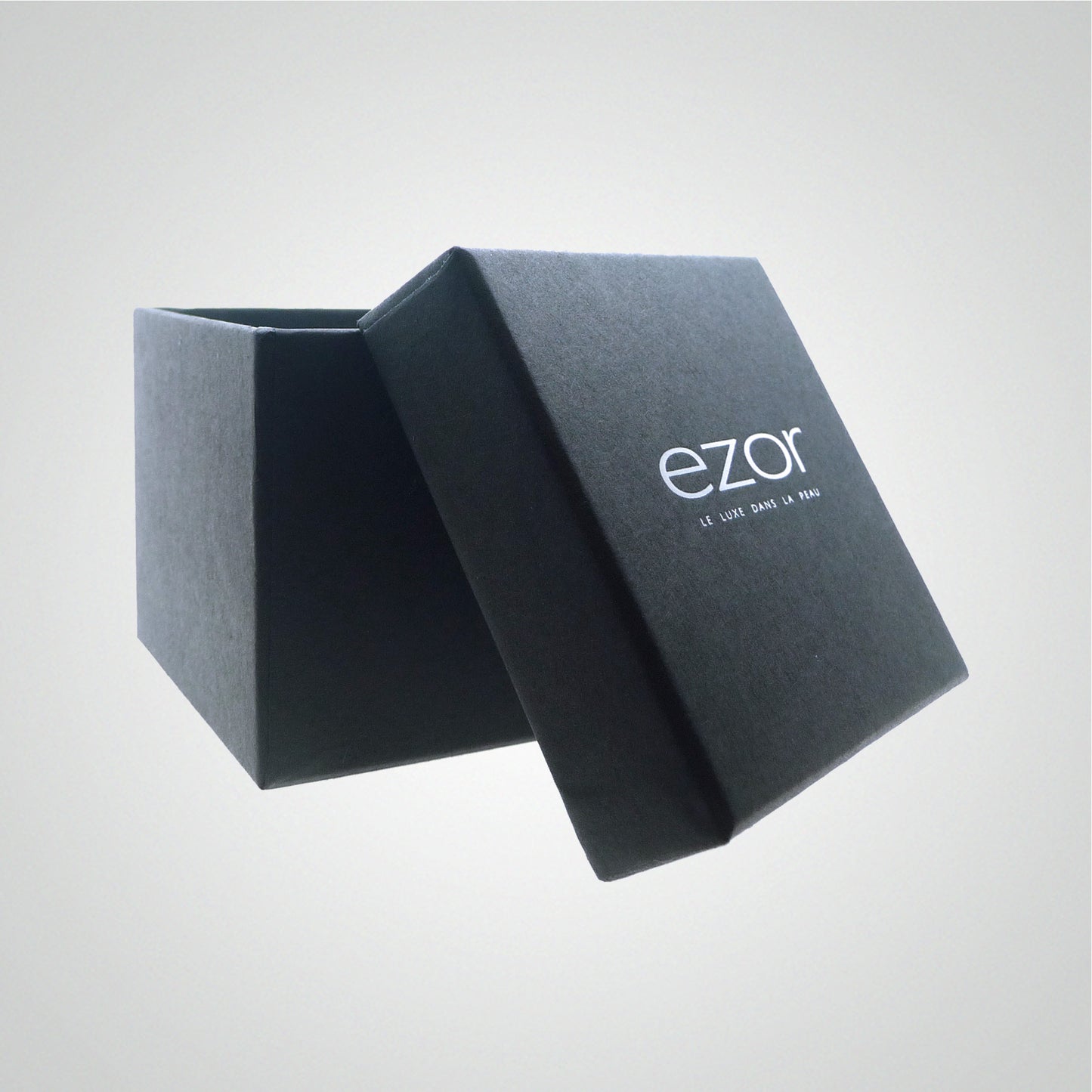 Ecrin cadeau en bois laqué noir