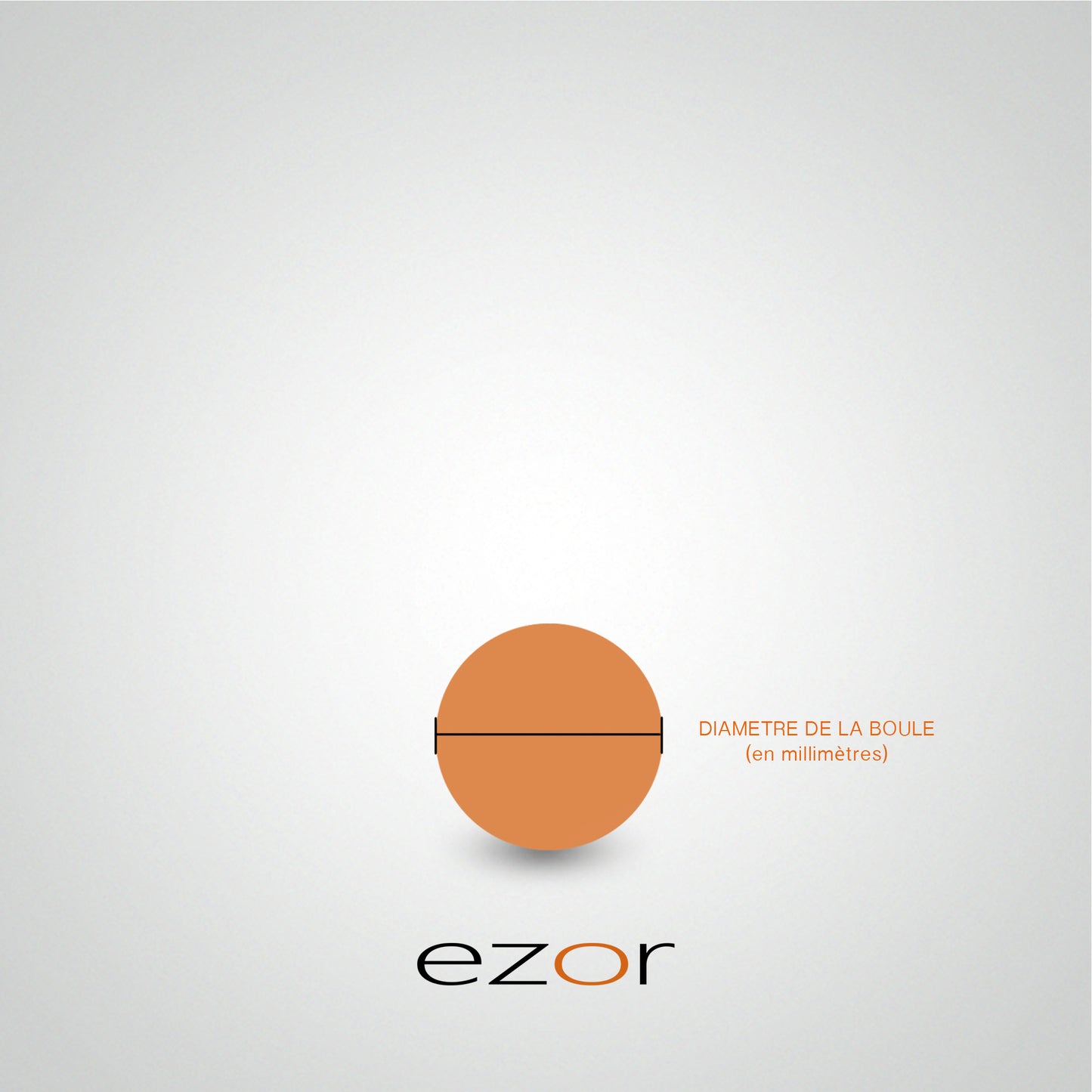 Boule de piercing or blanc (1,6mm)