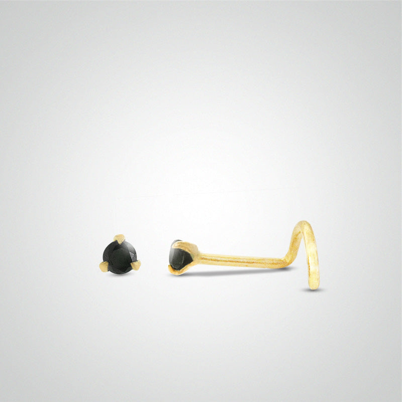 Clous D'oreilles Carrés Avec Oxyde De Zirconium 8x5 Mm - Acier Inox 304l Dore X2 Clous D'oreilles Carrés Avec Oxyde De Zirconium 8x5 Mm - Acier Inox 304l Dore X2