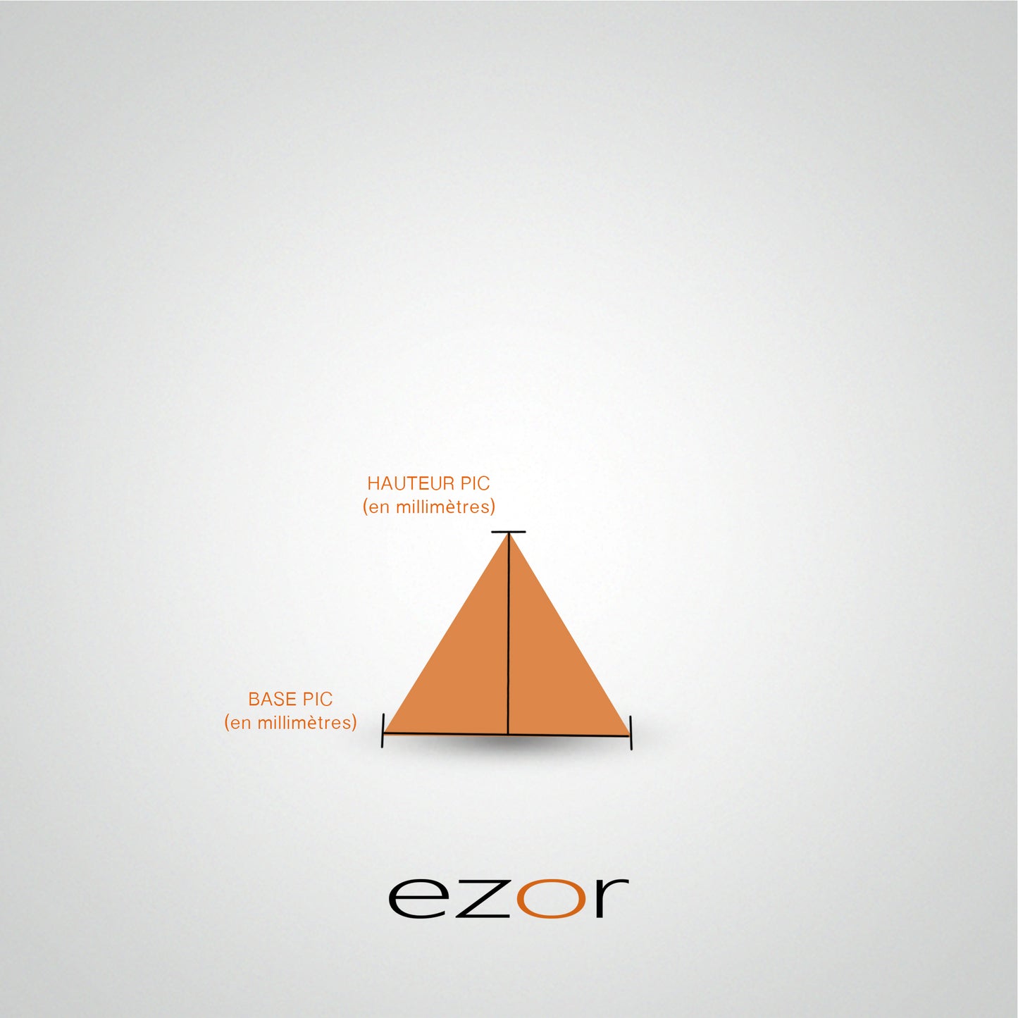 Pic de piercing or blanc