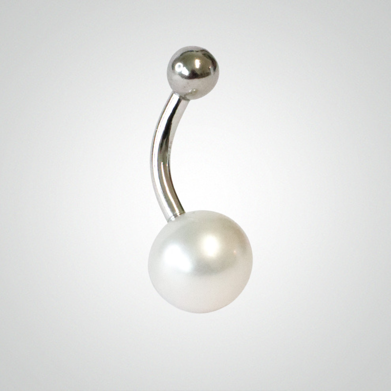 Piercing nombril perle de culture