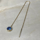 Blue Topaz Gemstone Drop Earring