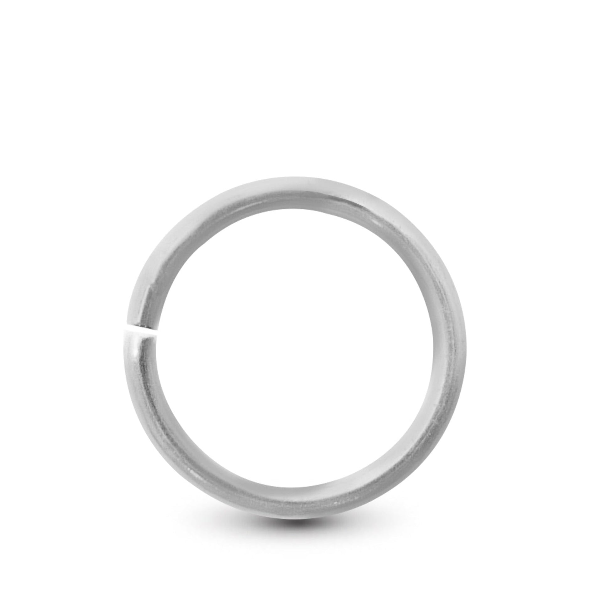 Piercing en or blanc, anneau à écarter pour une pose facile