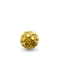 Boule de piercing à visser ornée de cristaux de Swarovski (golden)