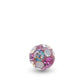 Boule de piercing avec cristaux de Swarovski multicolore (à visser sur barre en 1,6mm)