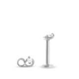 Piercing conch infini en or blanc 18 carats (vissable)