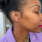 Blue Topaz Gemstone Drop Earring
