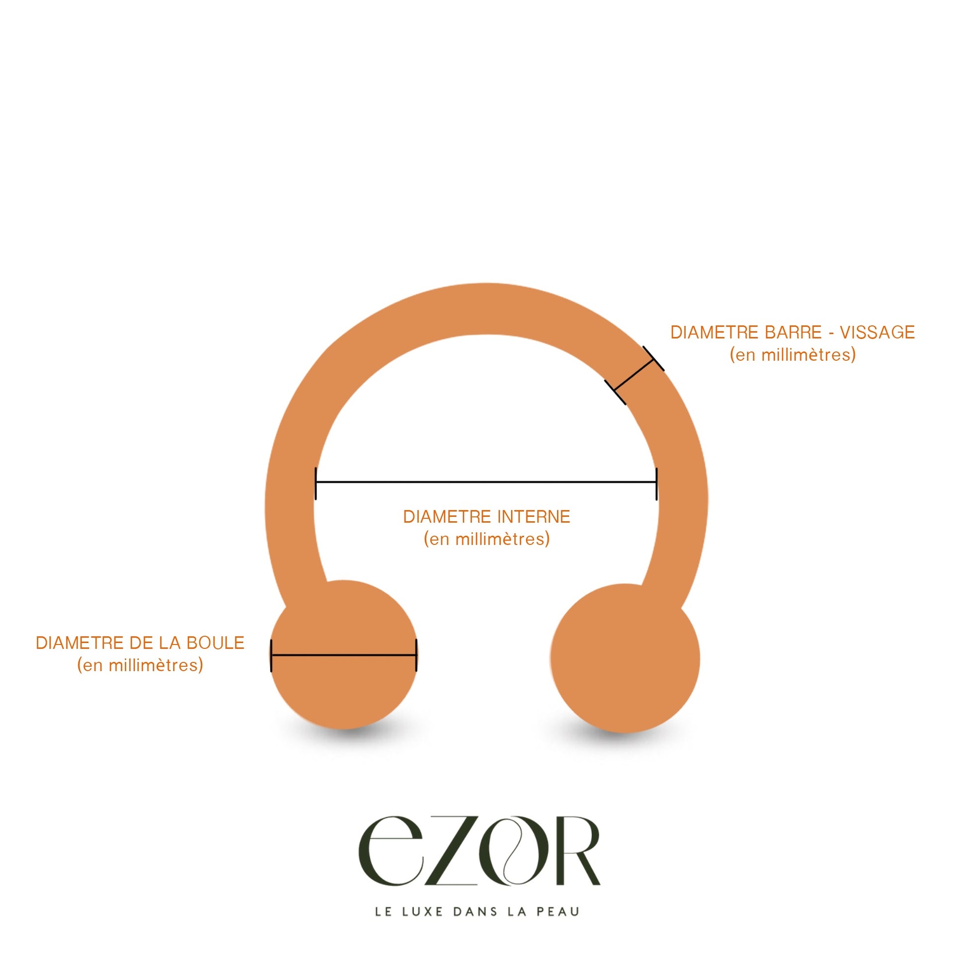 Conseils pour mesurer un piercing fer à cheval