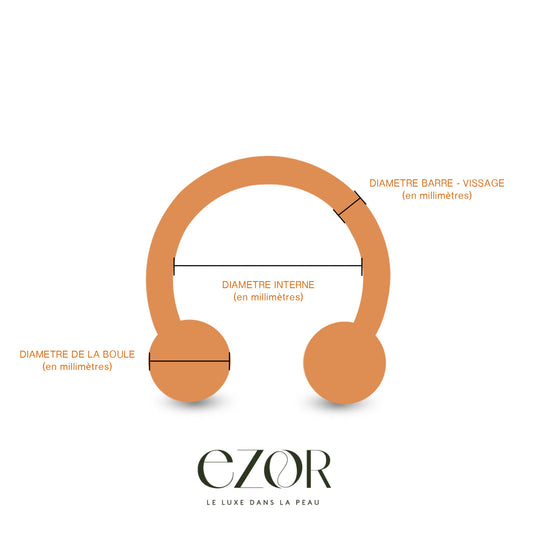 Bien mesurer son piercing fer à cheval