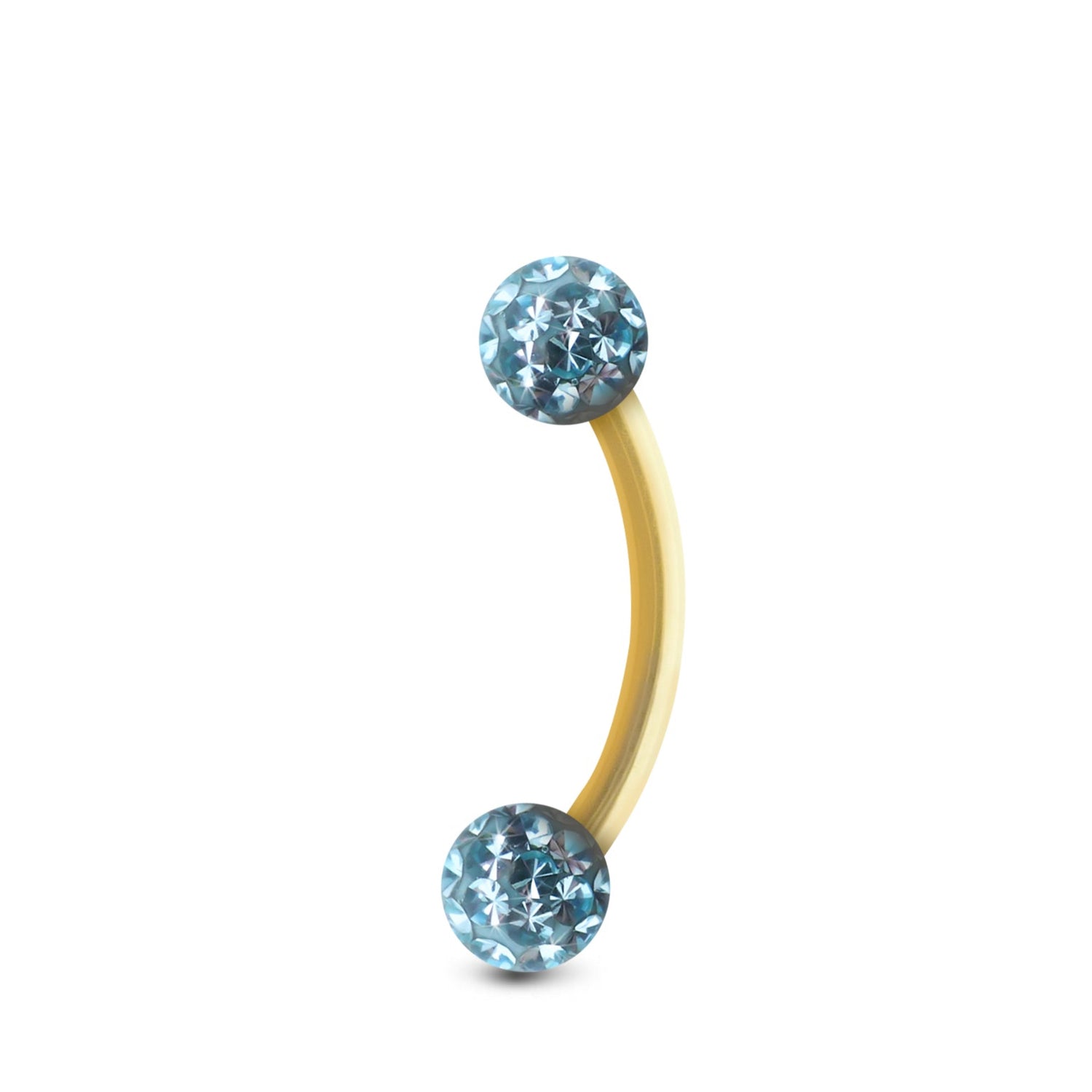 Piercing boule pour le tragus en or 18 carats