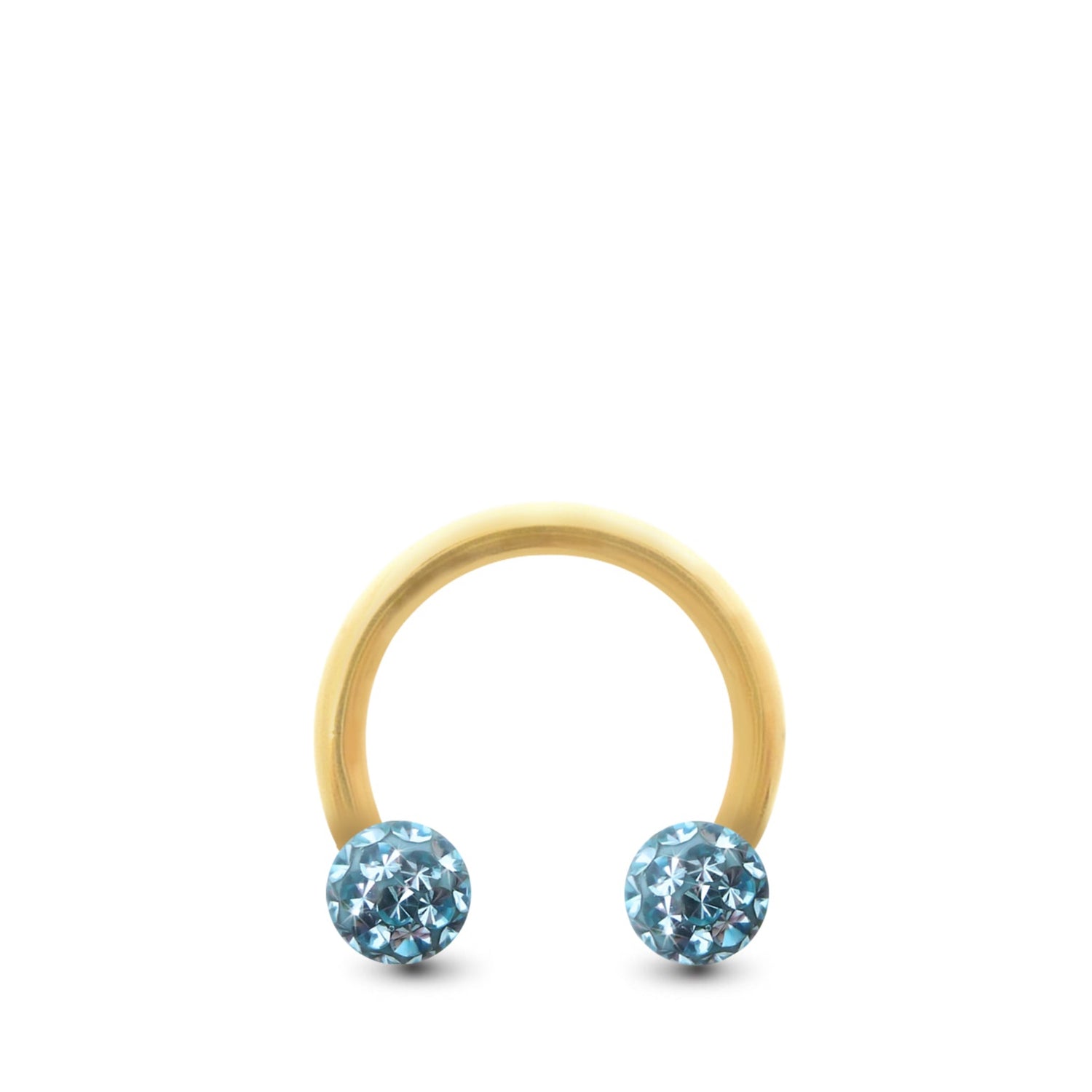 Piercing cartilage oreille fer à cheval en or 18 carats