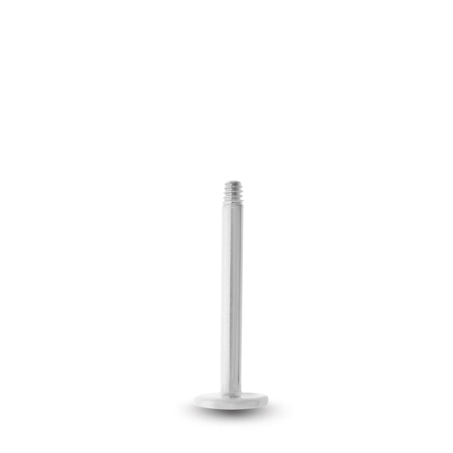 Piercing labret en or blanc (vendue seule)