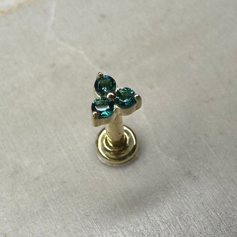 Piercing hélix or 18 carats