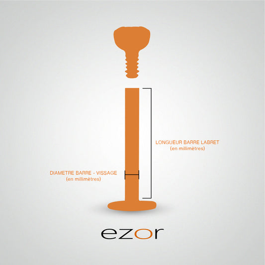 Piercing hélix saphir 0,05 carats en or blanc (vissable)