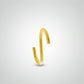 Thin yellow gold ring to spread