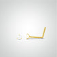 0.02 carat diamond nose piercing in yellow gold