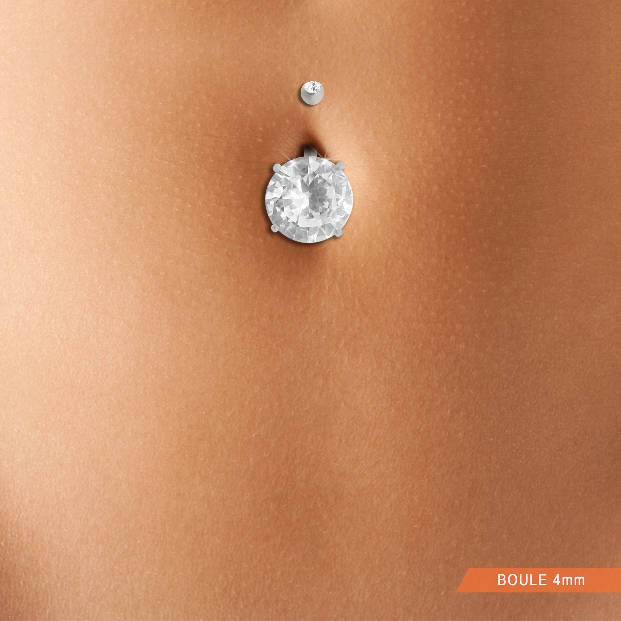 Piercing De Nombril Essens SO PRESTIGE - Acier Chirurgical Et Oxydes De Zirconium - Anti-allergique - Garantie 2 Ans
